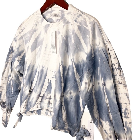 YOUNG FABULOUS & BROKE NWT Saltwater Crew Neck Tie Dye Sweatshirt Size Small - Picture 3 of 14